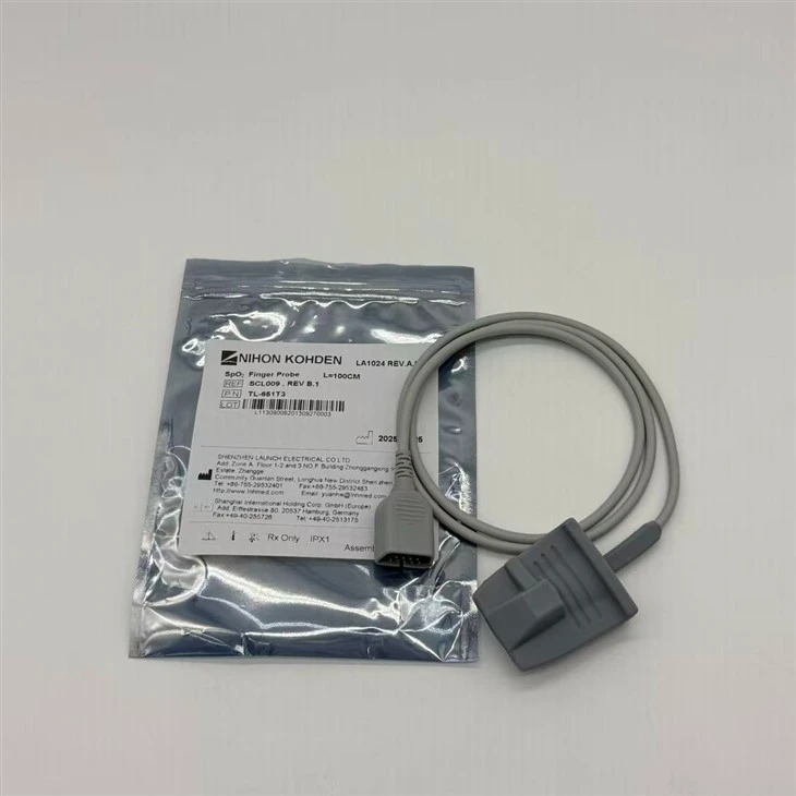 Nihon Kohden SpO2 Sensor Adult Silicon Soft 9 Pin high quality