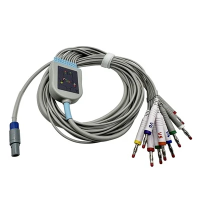 Welch Allyn qayta foydalanish mumkin EKG EKG kabeli 10 qo'rg'oshin simlari 14 pin