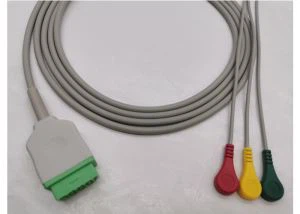 GE Healthcare to'g'ridan-to'g'ri ulagichi EKG kabeli 3 qo'rg'oshin