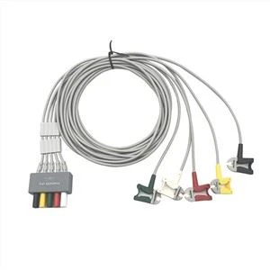 Original Mindray EL6501B 5-oʻtkazgichli EKG simlari AHA/IEC